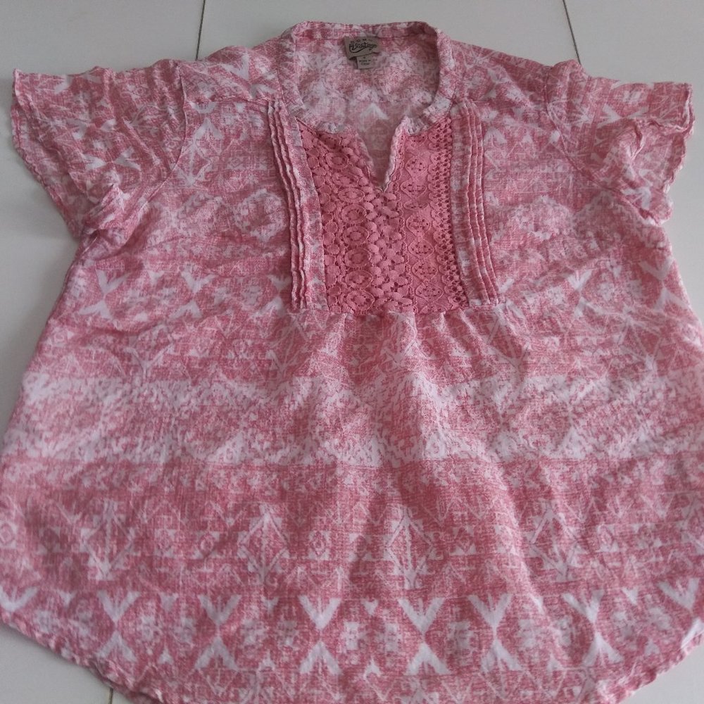 Vintage Pink Blouse